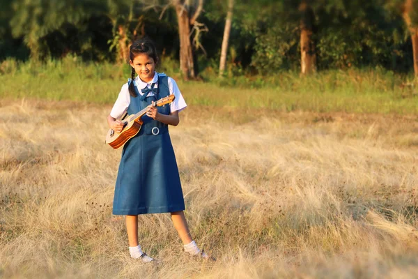 Student learn and practice music instruments outside the classro