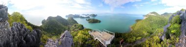 Panorama görünümünü ang thong Island, Tayland adalar, 