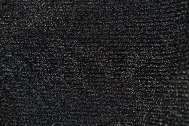 Yakın çekim siyah ve altın Örme Tekstil