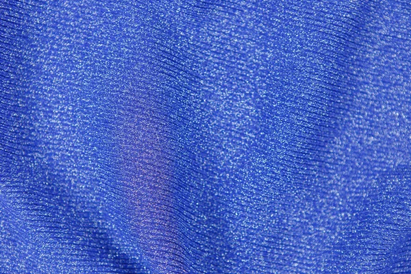 Textile tricoté bleu et argent — Photo