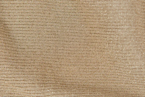 金米色针织纺织品 — 图库照片