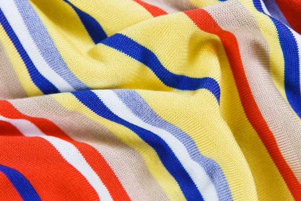 В'язаний текстильний багатобарвний візерунок — стокове фото