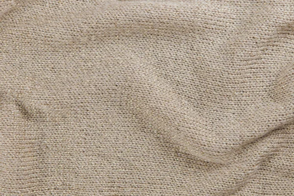 Textile tricoté beige et doré — Photo