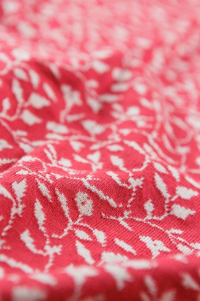 Primeros planos color rosa tejido de punto —  Fotos de Stock