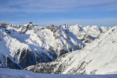 Ischgl / Samnaun kayak dağ tatil, kış saati, Avusturya