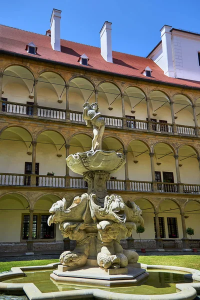 Boovice Tschechische Republik Juni 2018 Renaissanceschloss Boovice Wurde 15751585 Errichtet — Stockfoto