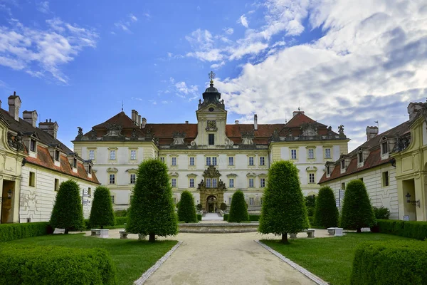 Valtice Repubblica Ceca Maggio 2018 Castello Barocco Valtice Moravia Repubblica — Foto Stock