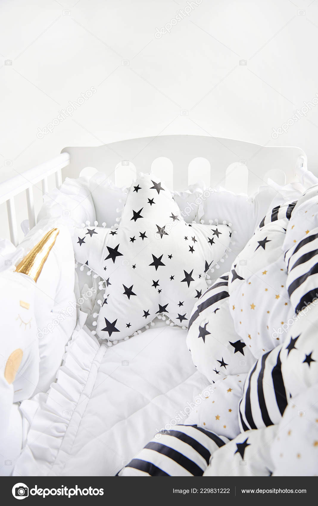 baby cot cushion