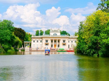 Sarayı Isle of. Kraliyet Łazienki. Łazienki Parkı, Varşova, Polonya.