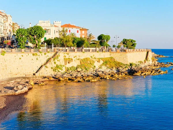 View Promenade Old Walls Alghero Alghero Sardinia — Stock Photo, Image