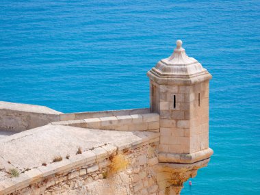 Castillo de Santa Barbara, Alicante, İspanya.
