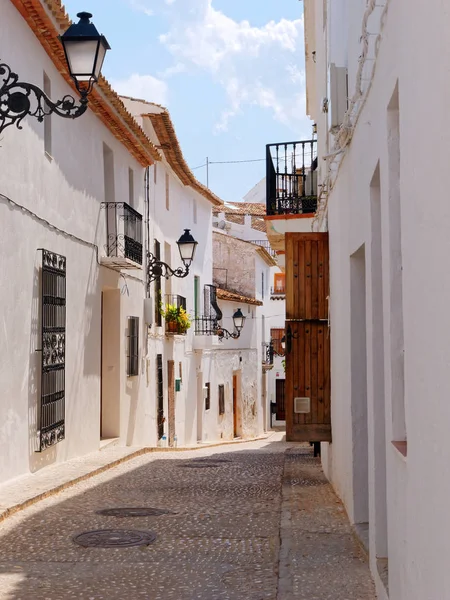 Hermoso casco antiguo de Altea. Costa Blanca, España . — Foto de Stock