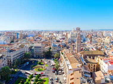Valencia 'nın güzel manzarası. İspanya.