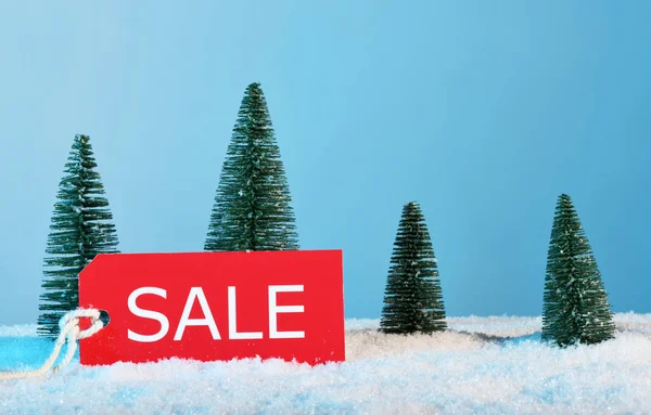 Arrangement Christmas Decoration Card Sale — Stock Photo, Image
