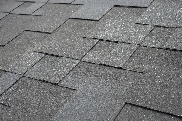 Close View Asphalt Roofing Shingles — Stock Photo, Image