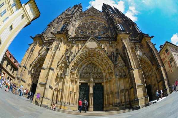 Prag Tschechische Republik Juli 2017 Vitus Kathedrale Prag — Stockfoto