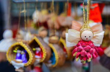 Noel pazarı ahır Satılık melekler Hatıra Eşyası ile