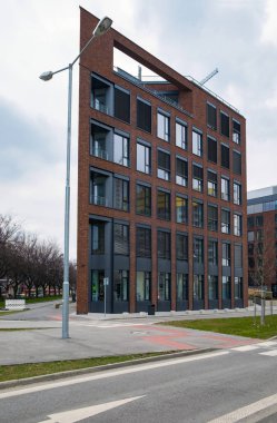 Bratislava, Slovakya - 25 Mart 2018: Bratislava İş Merkezi 