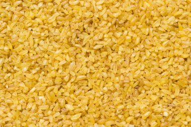 Sağlıklı bir gıda olarak kuru bulgur buğday.