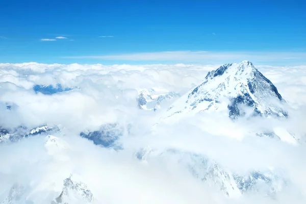 Sommet de l'Everest. La plus haute montagne du monde . Photos De Stock Libres De Droits