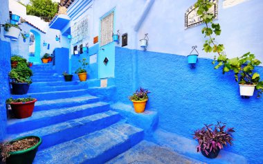 : chefchaouen, morocco, Afrika geleneksel Fas Mimari Detaylar