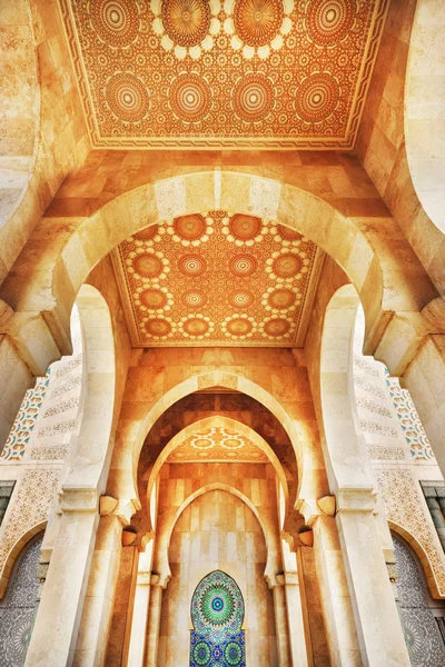 View of the mosque of Hasan II in Casablanca, Morocco — Stock Photo, Image