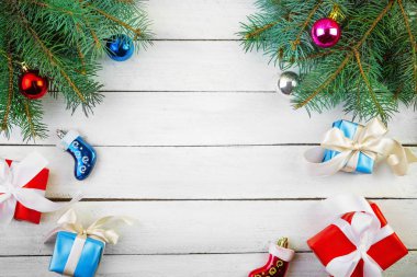 Noel ve yeni yıl çerçeve