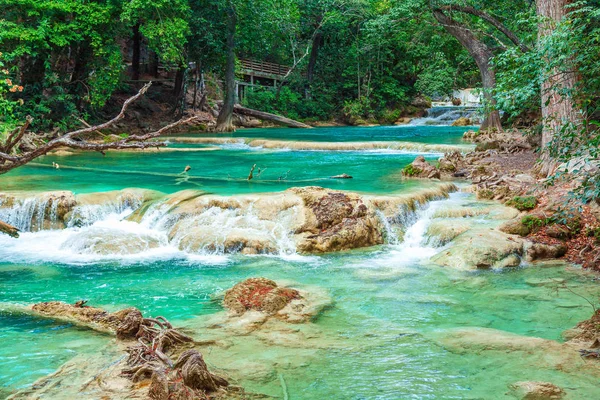 Chiflon vattenfall eller Cascades, Chiapas, Mexiko — Stockfoto