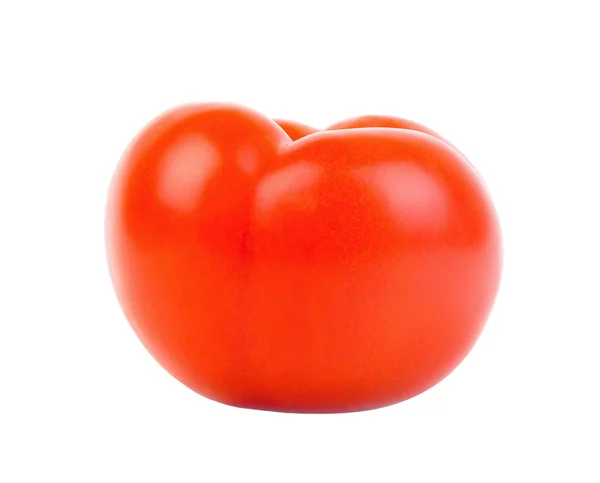 Tomate rojo fresco y maduro aislado sobre blanco —  Fotos de Stock