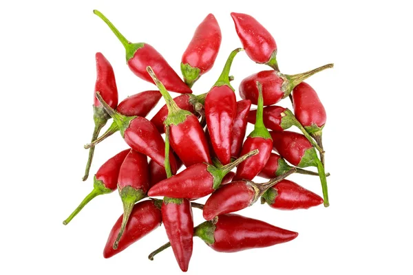 Grupo Pimentas Pimenta Quente Lote Jalapenos Isolado Fundo Branco Orientação — Fotografia de Stock