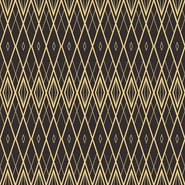 Векторный Современный Геометрический Рисунок Плитки Золотая Подкладка Абстрактный Арт Деко — стоковый вектор