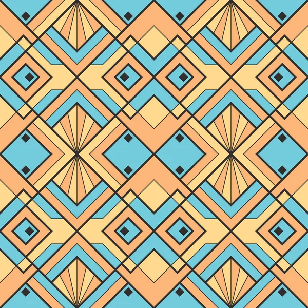 Vector Moderno Patrón Azulejos Geométricos Fondo Lujo Sin Costuras Abstracto — Archivo Imágenes Vectoriales