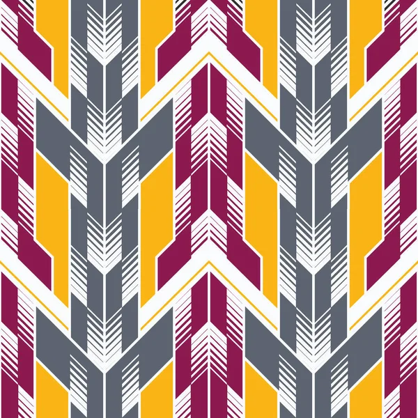 Vektor Moderne Geometrische Fliesen Muster Farbe Ausgekleidet Form Abstrakte Kunst — Stockvektor