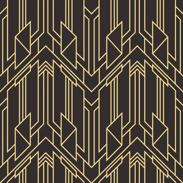 Вектор Сучасний Геометричний Візерунок Плиток Золота Вишита Форма Абстрактний Арт — стоковий вектор