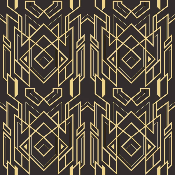 Motif Vectoriel Carreaux Géométriques Modernes Forme Bordée Abstrait Art Déco — Image vectorielle