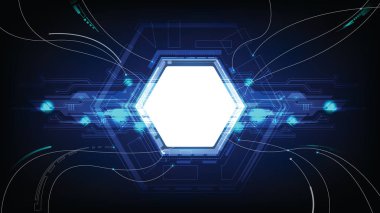 Tasarlamak teknoloji veri arka plan bağlamak. vektör çizim