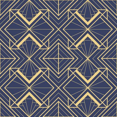 Şablon soyut sanat deco Cs6 mavi