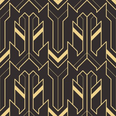 Art Deco model sorunsuz vektör