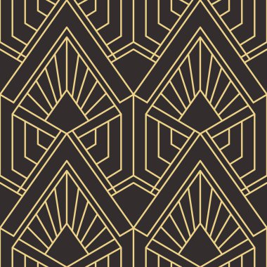 Soyut sanat deco sorunsuz modern çini deseni