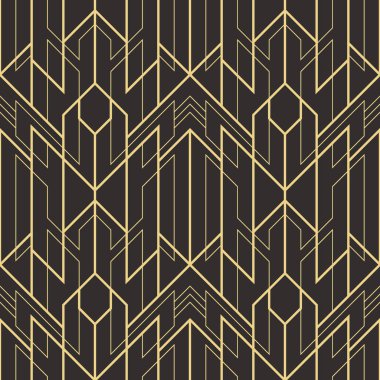 Soyut sanat deco sorunsuz modern çini deseni