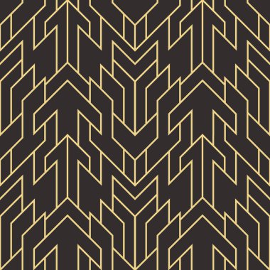 Soyut sanat deco sorunsuz modern çini deseni