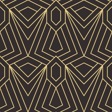 Soyut sanat deco sorunsuz modern çini deseni