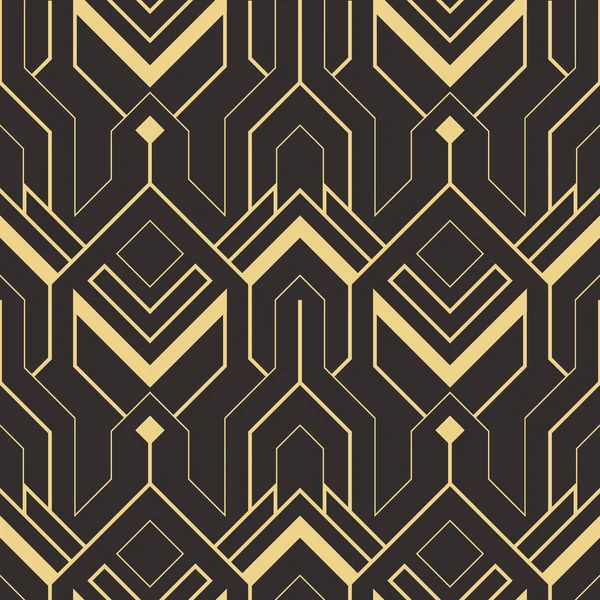 Abstract art deco naadloze moderne tegels patroon — Stockvector