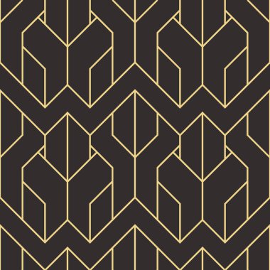 Soyut sanat deco sorunsuz modern çini deseni