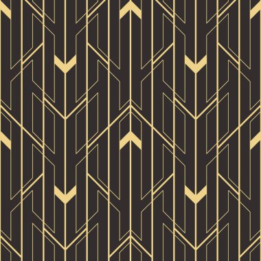 Soyut sanat deco sorunsuz modern çini deseni