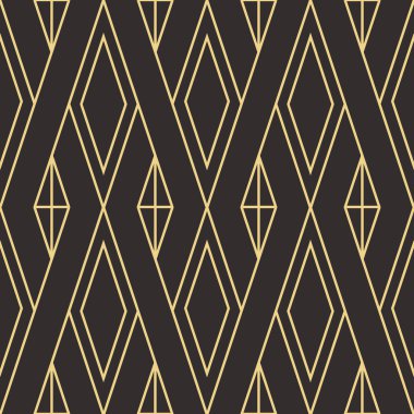 Soyut sanat deco sorunsuz modern çini deseni