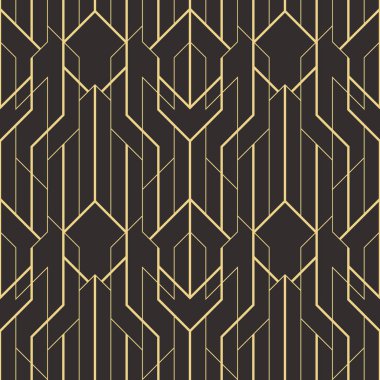 Soyut sanat deco sorunsuz modern çini deseni