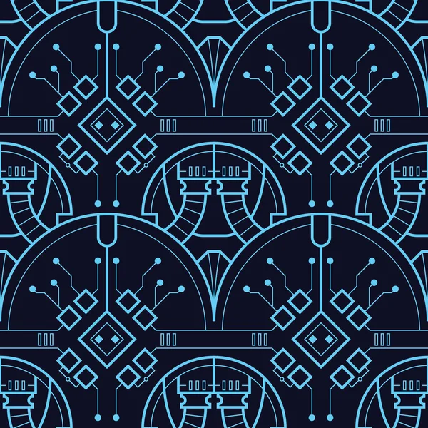 Soyut sanat tekno Dikişsiz modern fayans desen