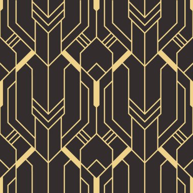 Soyut sanat deco sorunsuz modern çini deseni