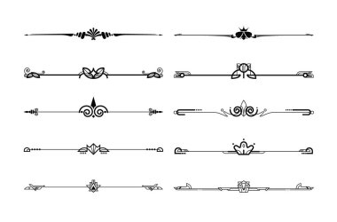 Yatılı ve bölücüler dekoratif set